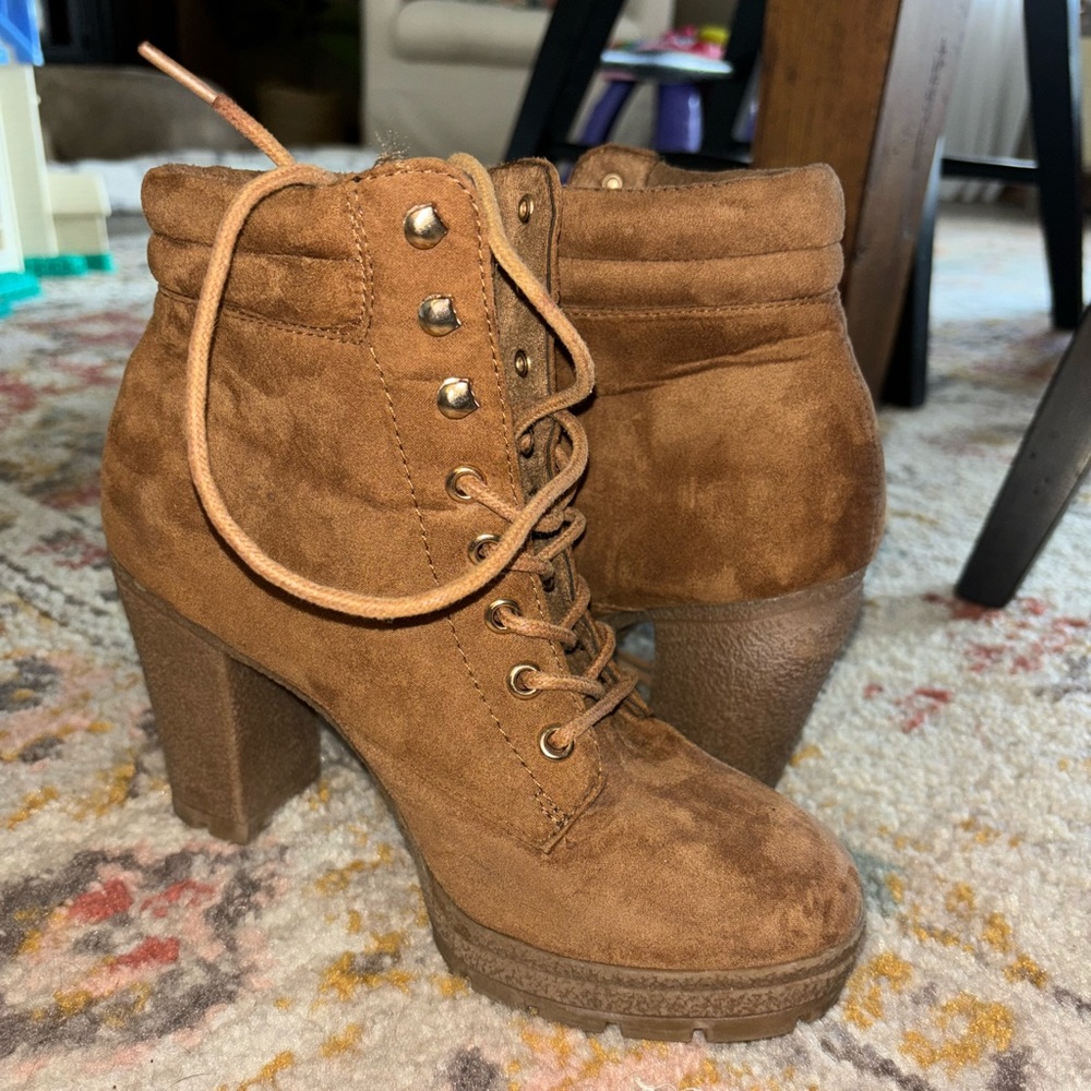 London Rag camel booties